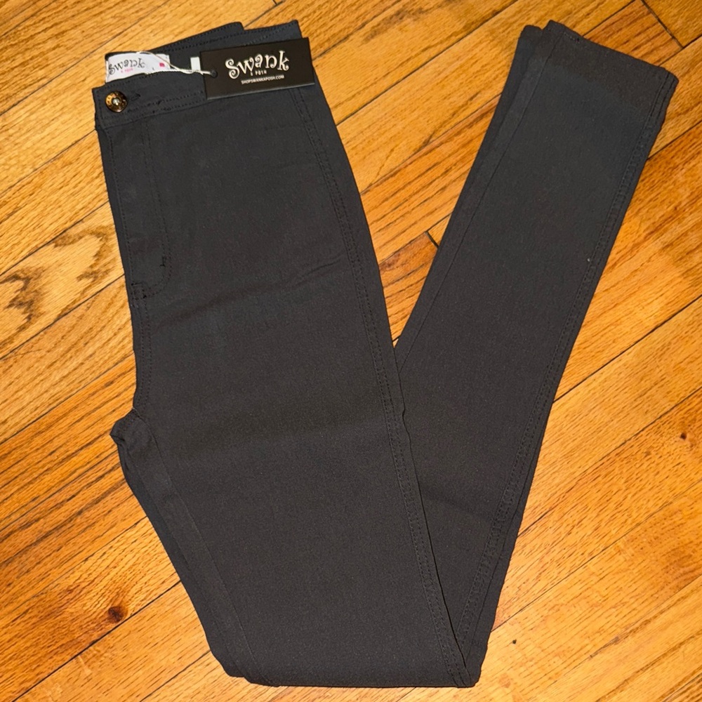 SWANK Charcoal Slim Fit Pants